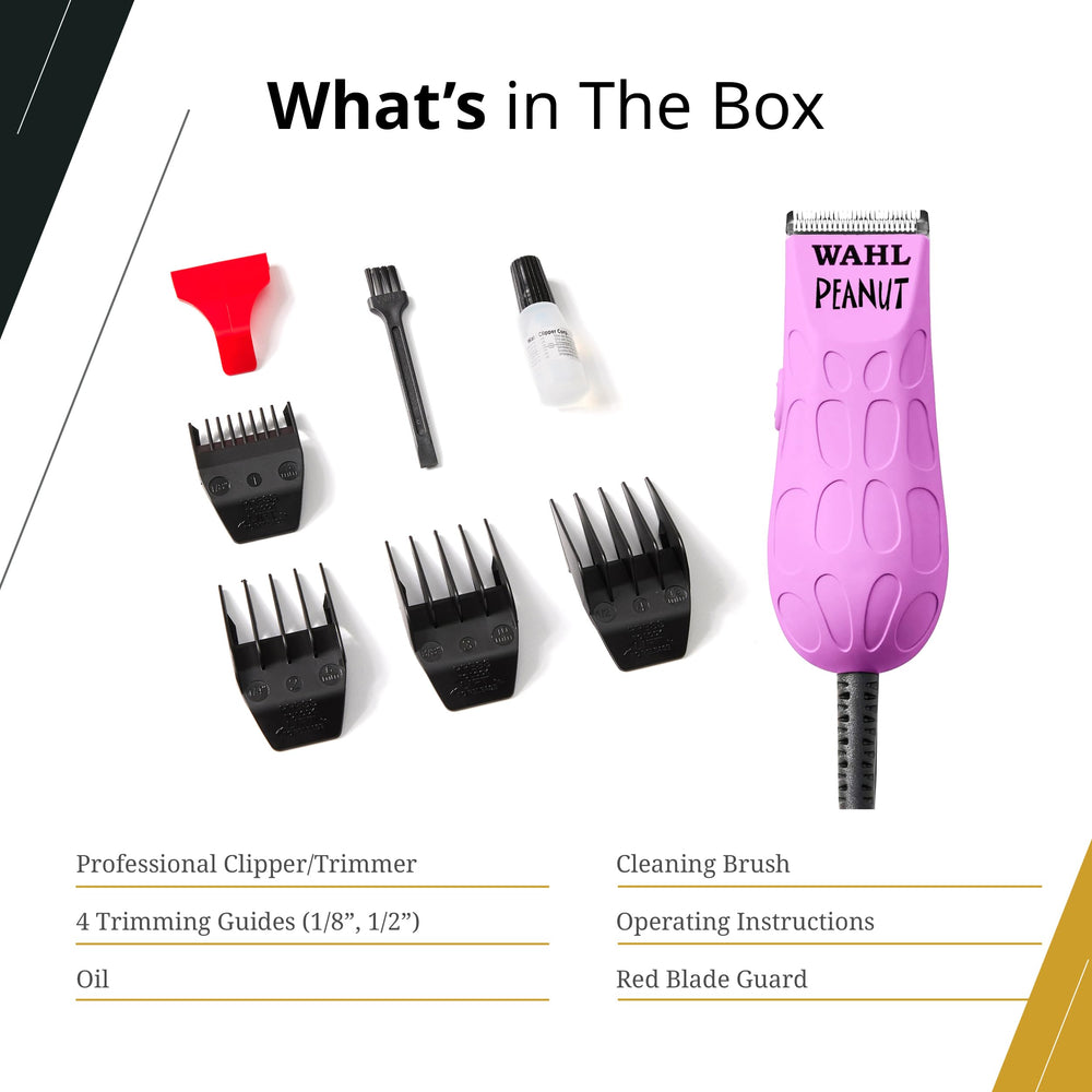 Wahl Professional Peanut Clipper detachable blade system for quick maintenance
