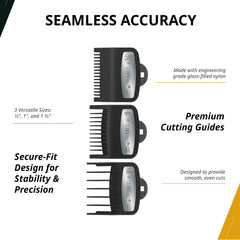 Wahl Professional secure-fit attachment closeup demonstrates quick, stable attachment