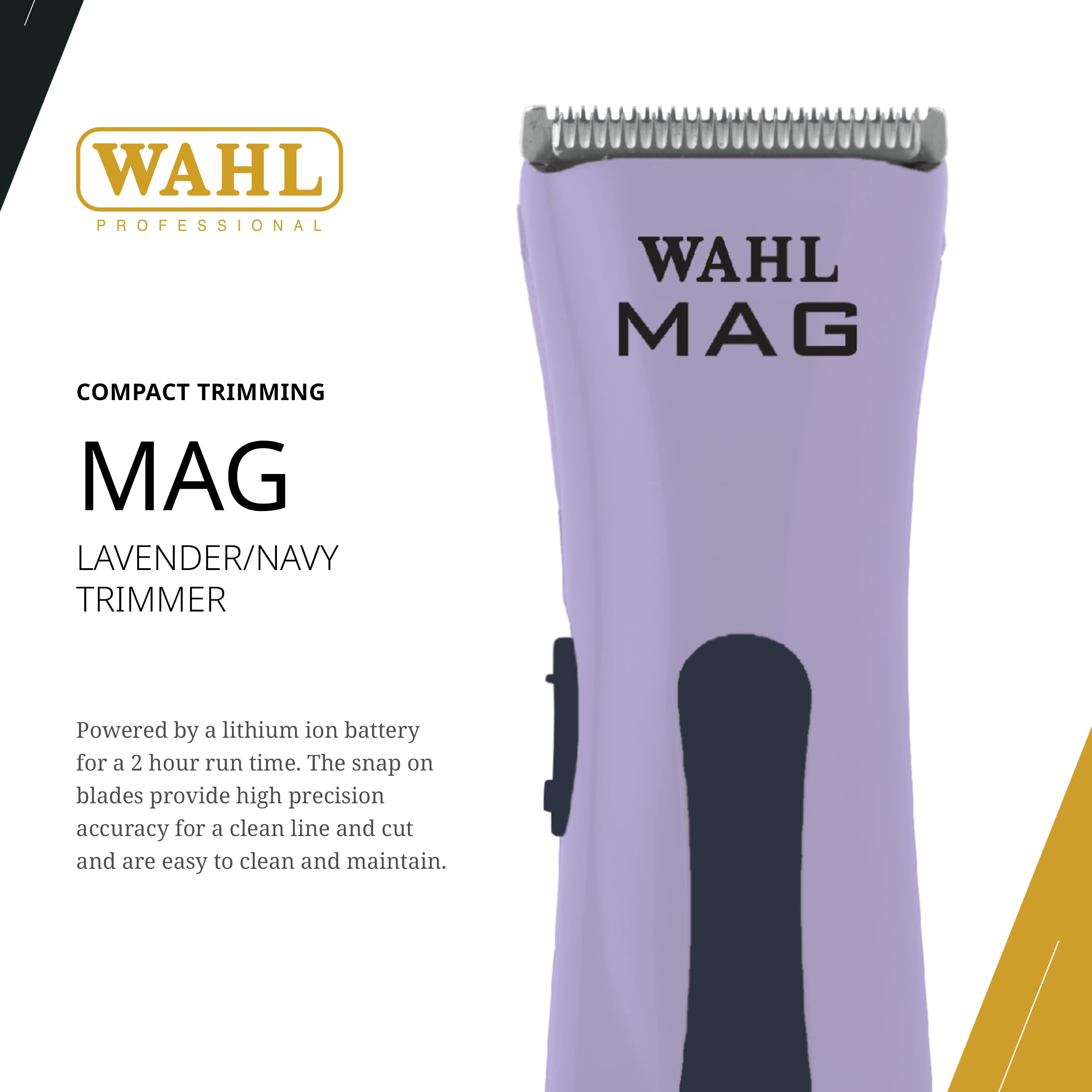 Wahl Professional Sterling MAG quick-detach blade enables fast grooming adjustments