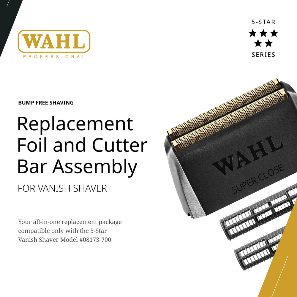 Wahl Professional Vanish cutter bar close-up showing durable, long-lasting performance.
