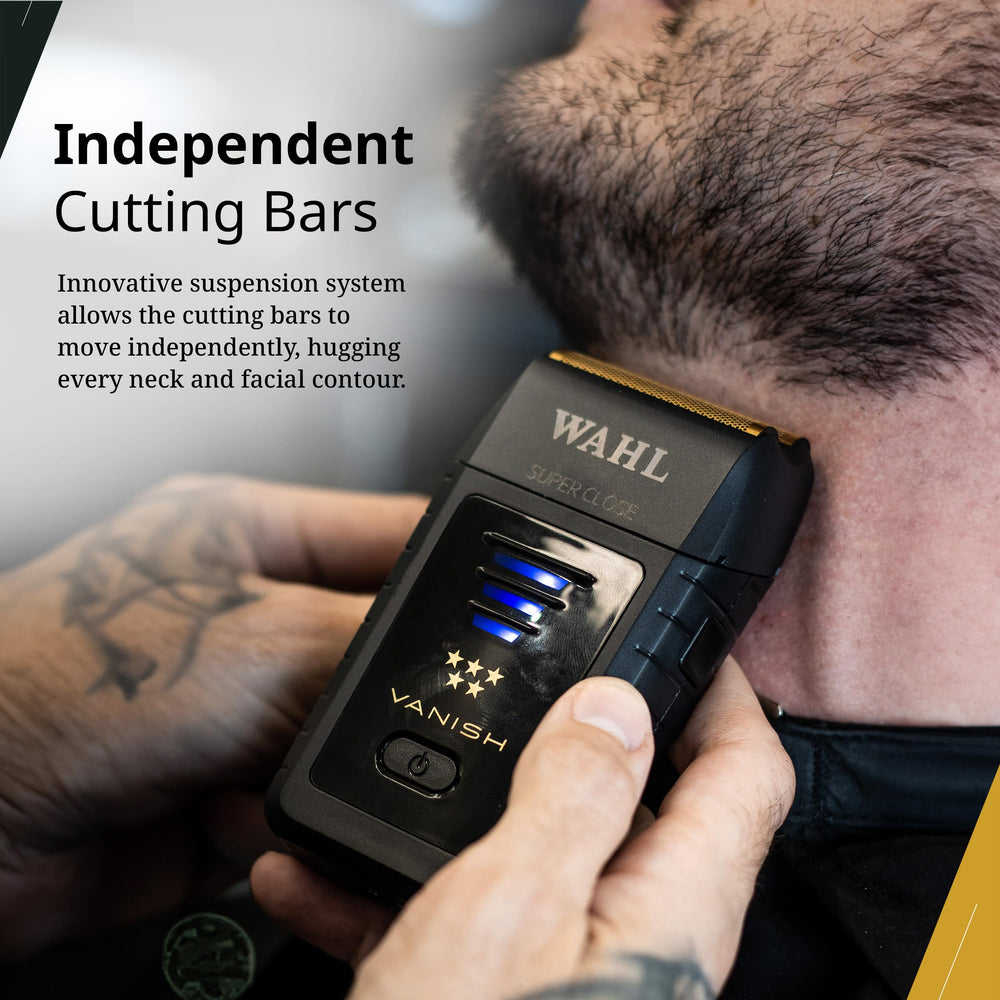 Wahl Vanish foil head installation steps enable quick, easy replacement.