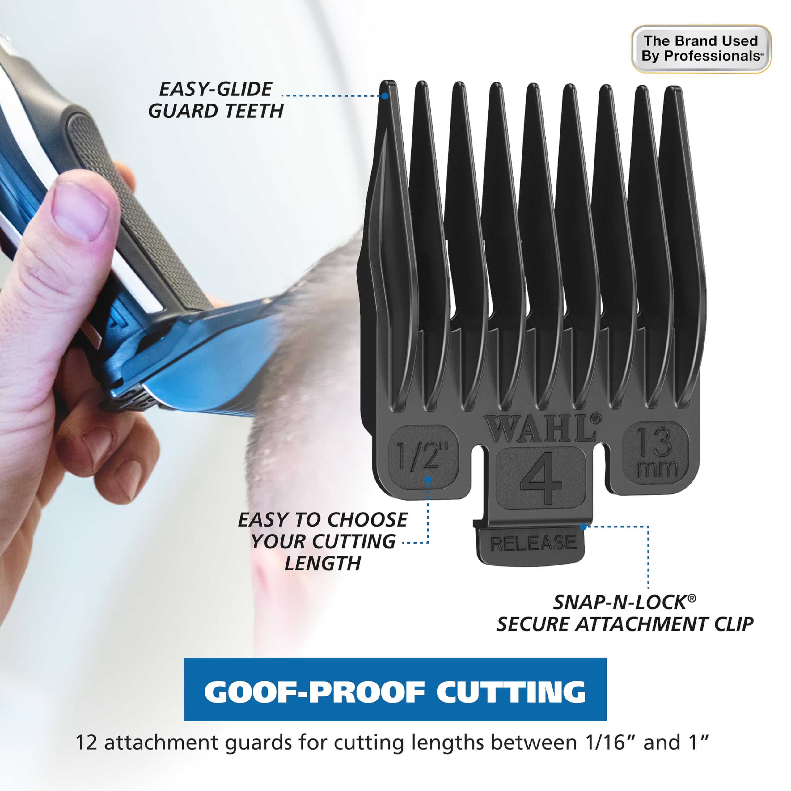 Wahl Self-Cut Pro corded or cordless versatility for home grooming.