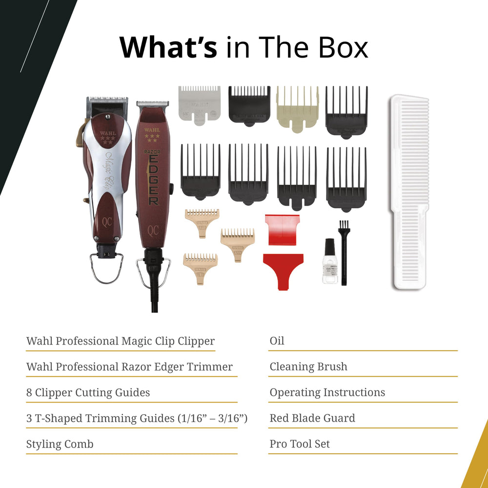 Wahl Professional Unicord Combo oil and brush essential maintenance for smooth performance