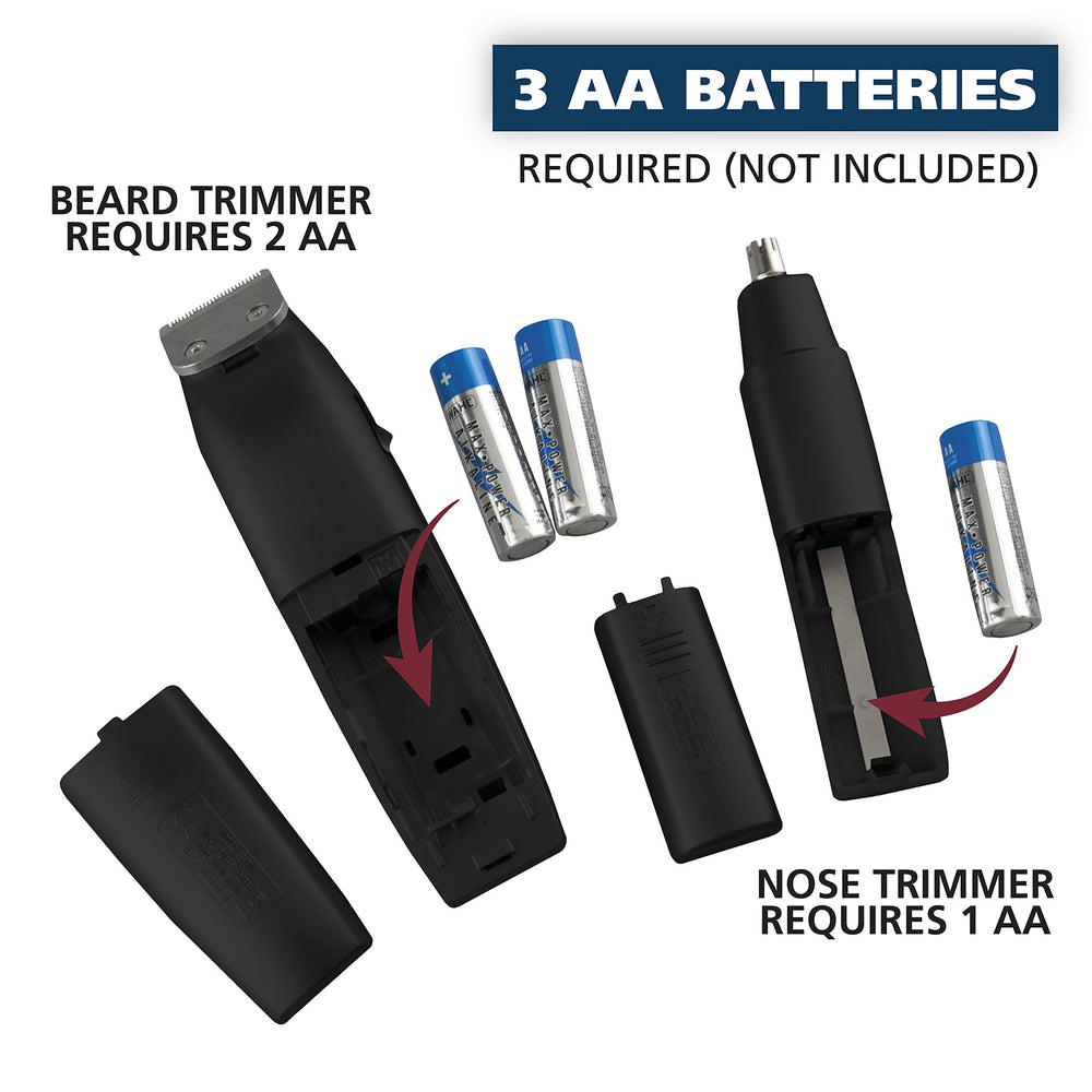 Wahl wet-dry-trimmer-use supports grooming in or out of the shower