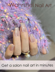 Wahrshei durable nail wraps provide waterproof protection for brittle nails