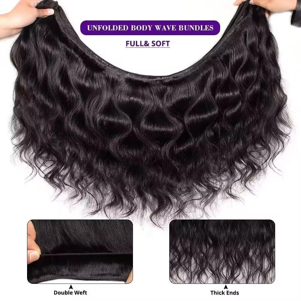 WAITWO double-weft bundles showing sturdy construction and easy styling