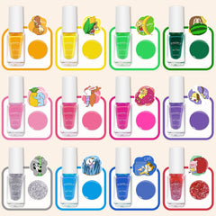 wakaniya glow-in-the-dark unicorn nail sticker adds magical nighttime flair to mini manicures