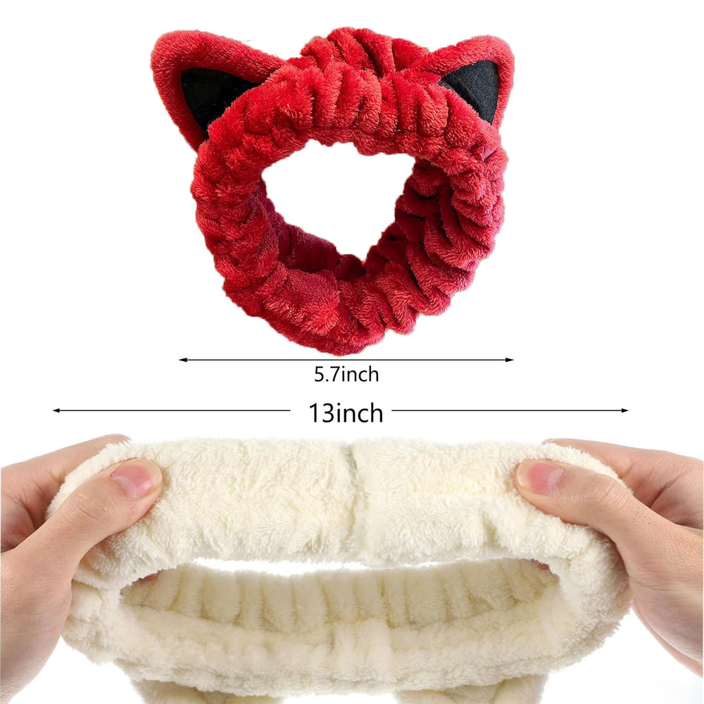 Waliah elastic-fit headband stretches for comfortable fit.