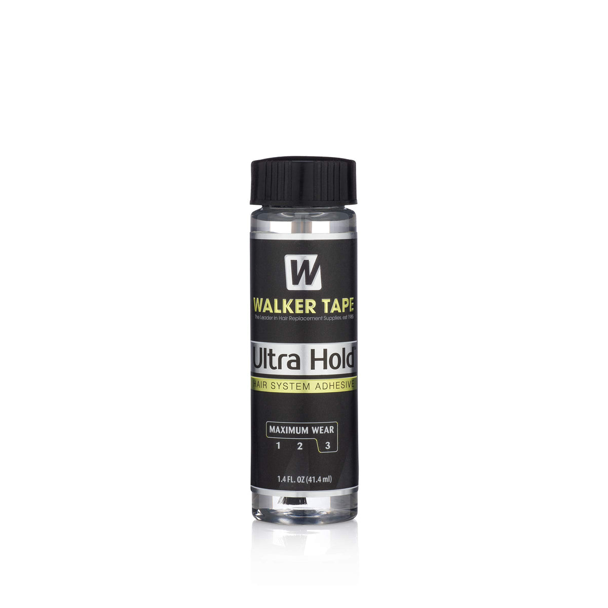 Walker Tape Ultra Hold brush-on adhesive demonstrates precise control for secure wear and long-lasting hold.