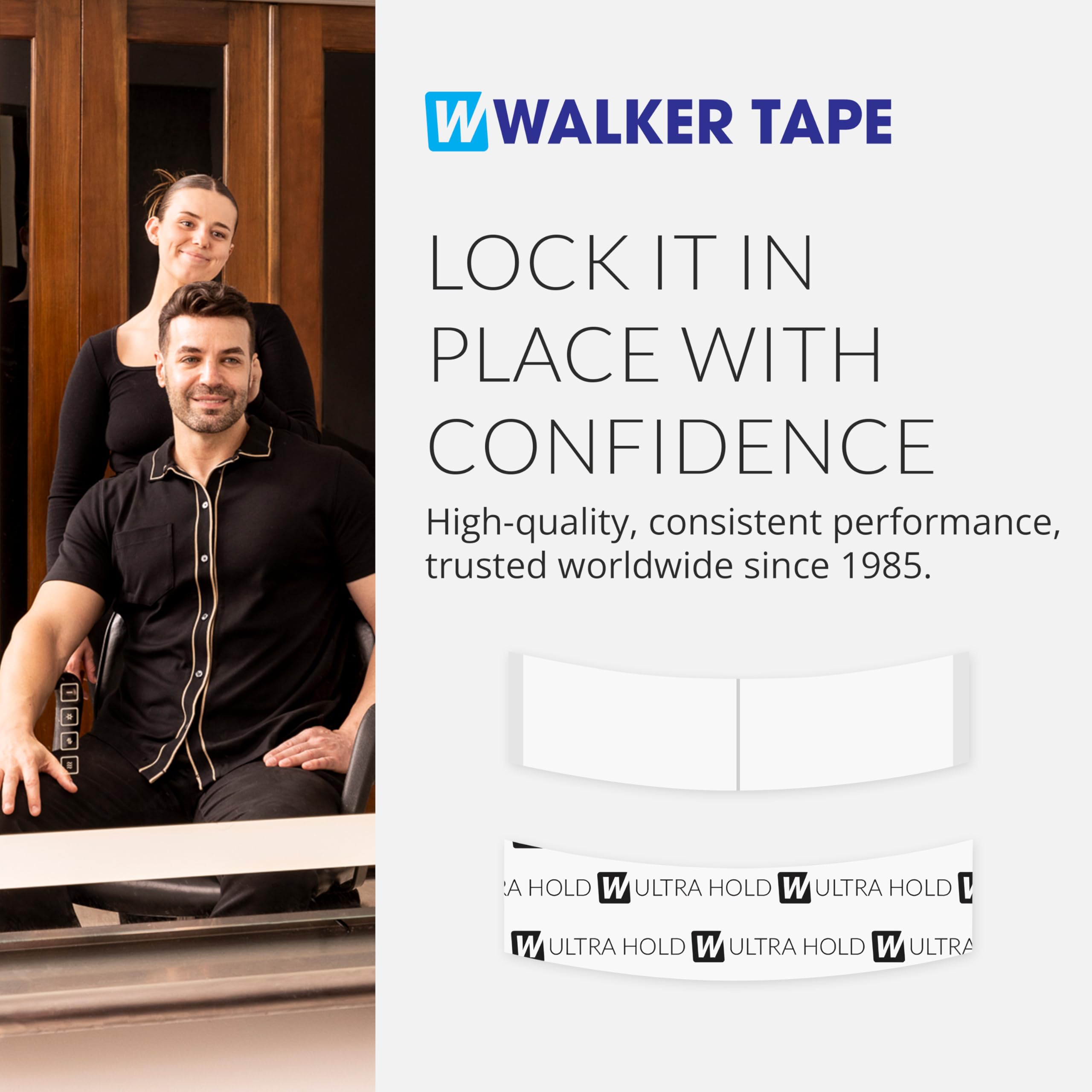Walker Tape Ultra Hold: mantenimiento práctico para piezas removibles y retoques diarios.