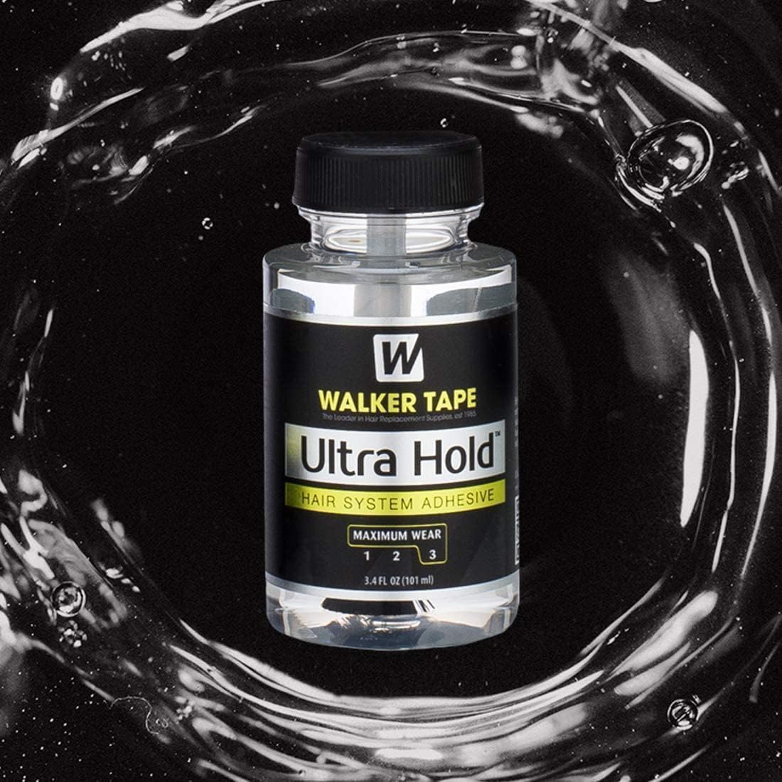 Walker Ultra Hold being applied to a wig setup for a strong, comfortable bond
