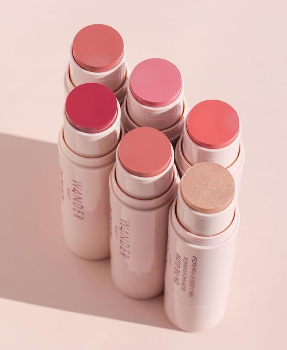 Wander Beauty On-the-Glow product buildable color with hydrating Vitamin E