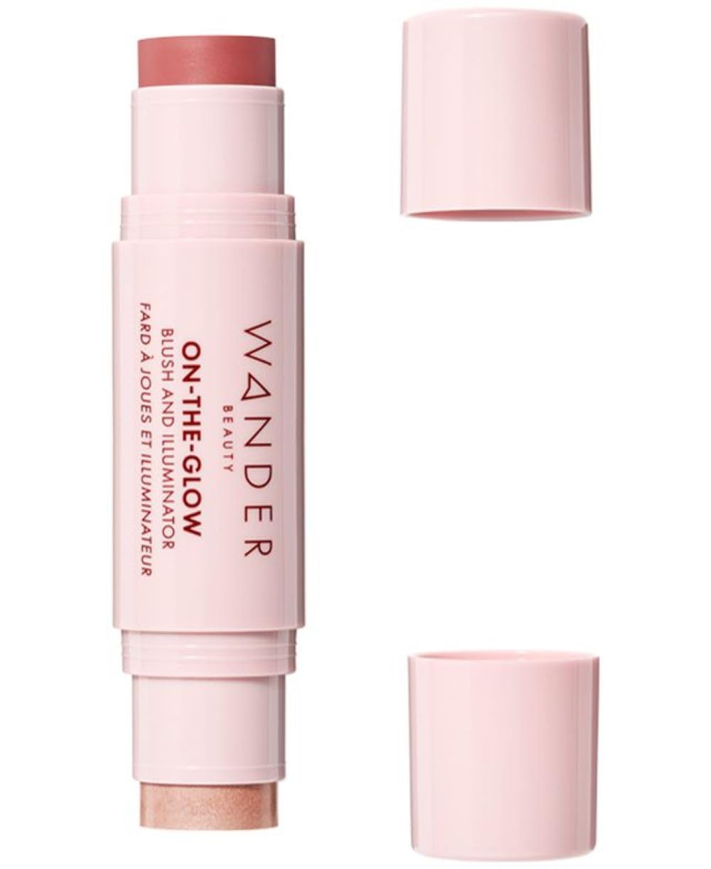 Wander Beauty On-the-Glow Sienna Sunset blush offers natural flush on cheeks