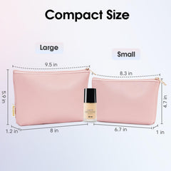 Wandering Nature makeup bag with wider bottom for stable storage