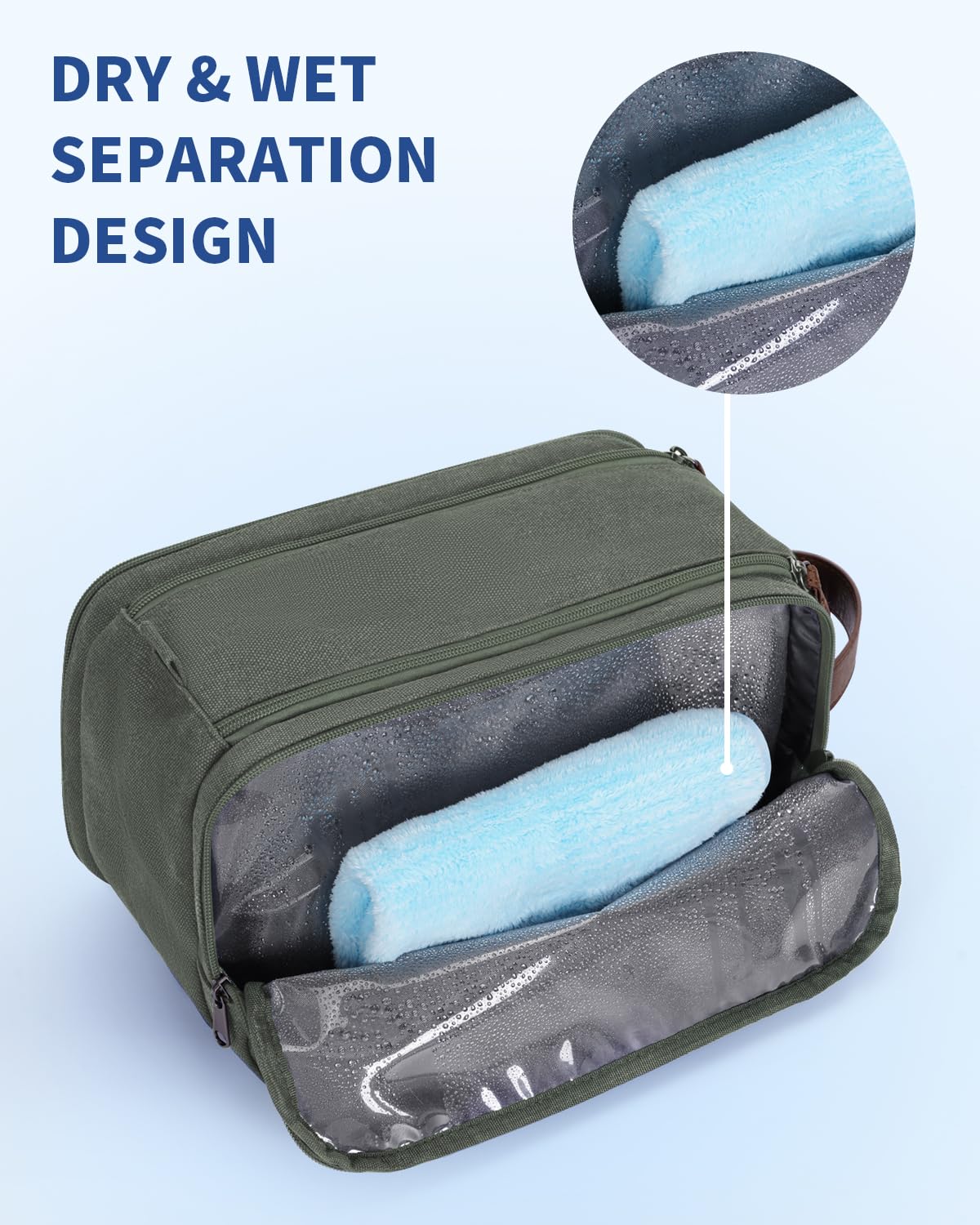 WANDF toiletry bag medium-size ideal for solo travelers' kit.