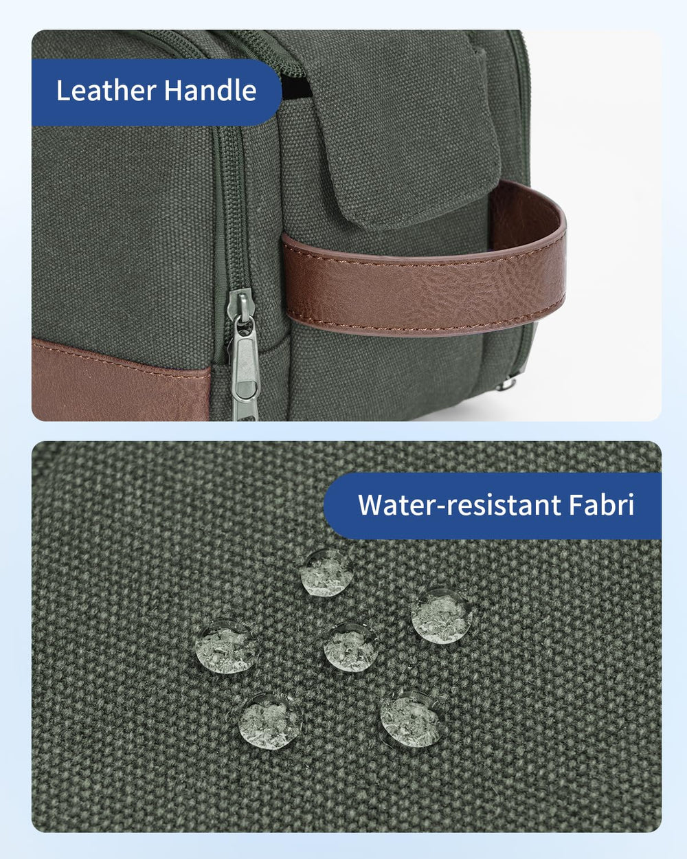 WANDF mesh pockets keep bottles upright and organized.
