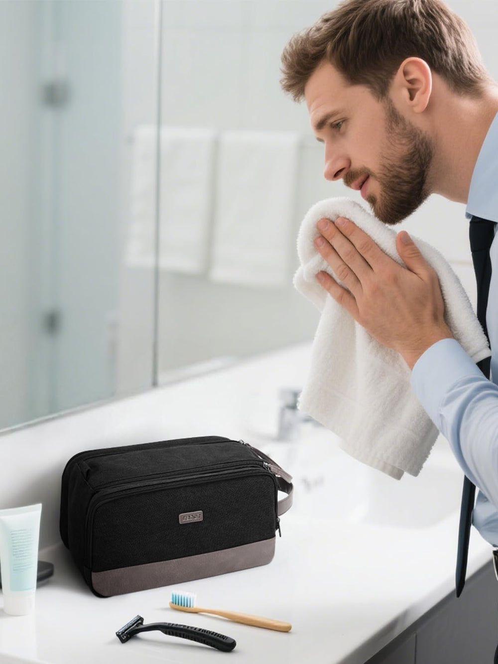 WANDF toiletry bag two sizes suitable for solo or family trips