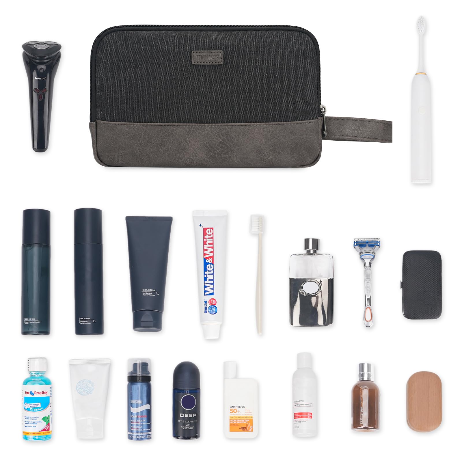 WANDF travel toiletry bag ideal gift for travelers and dads