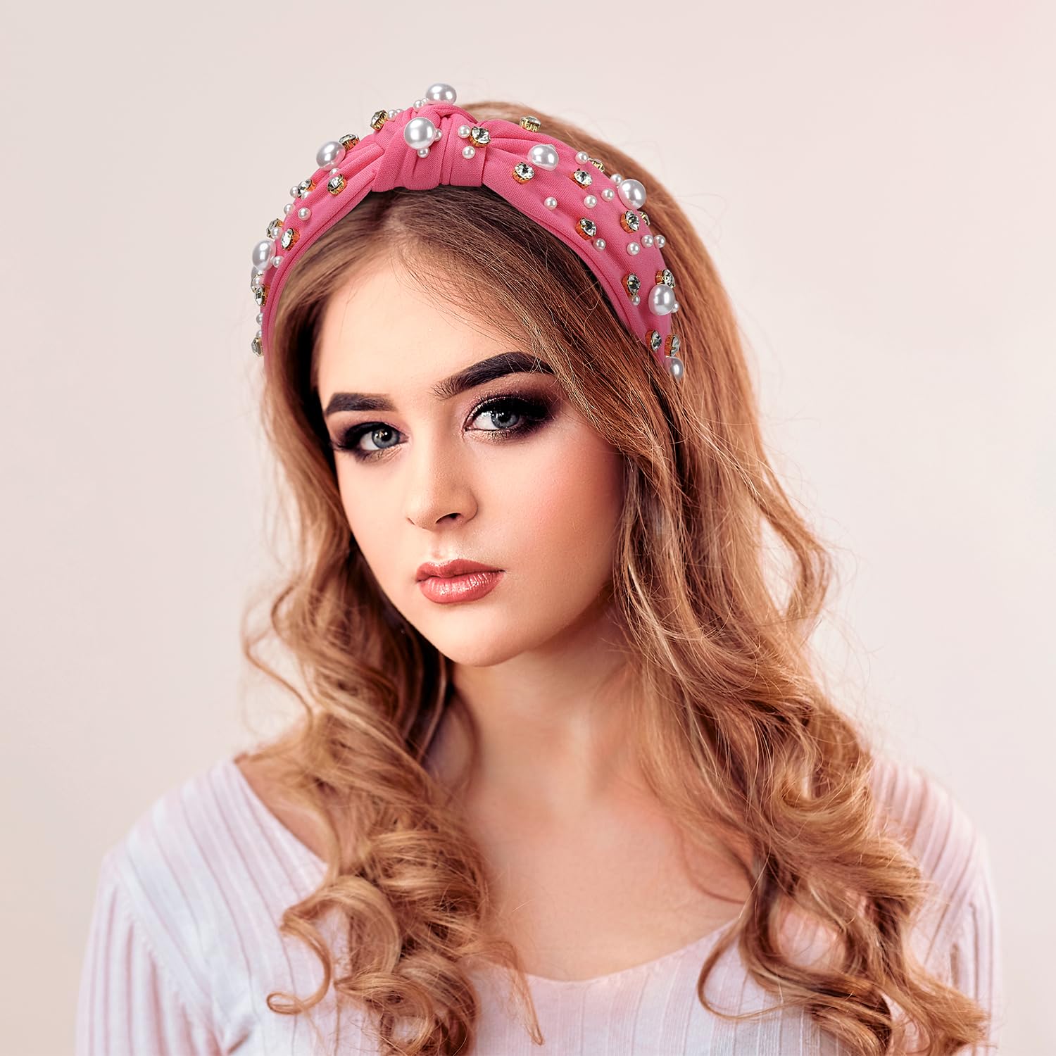 WantGor Pearl Knotted Headband gift-ready packaging ideal for gifting