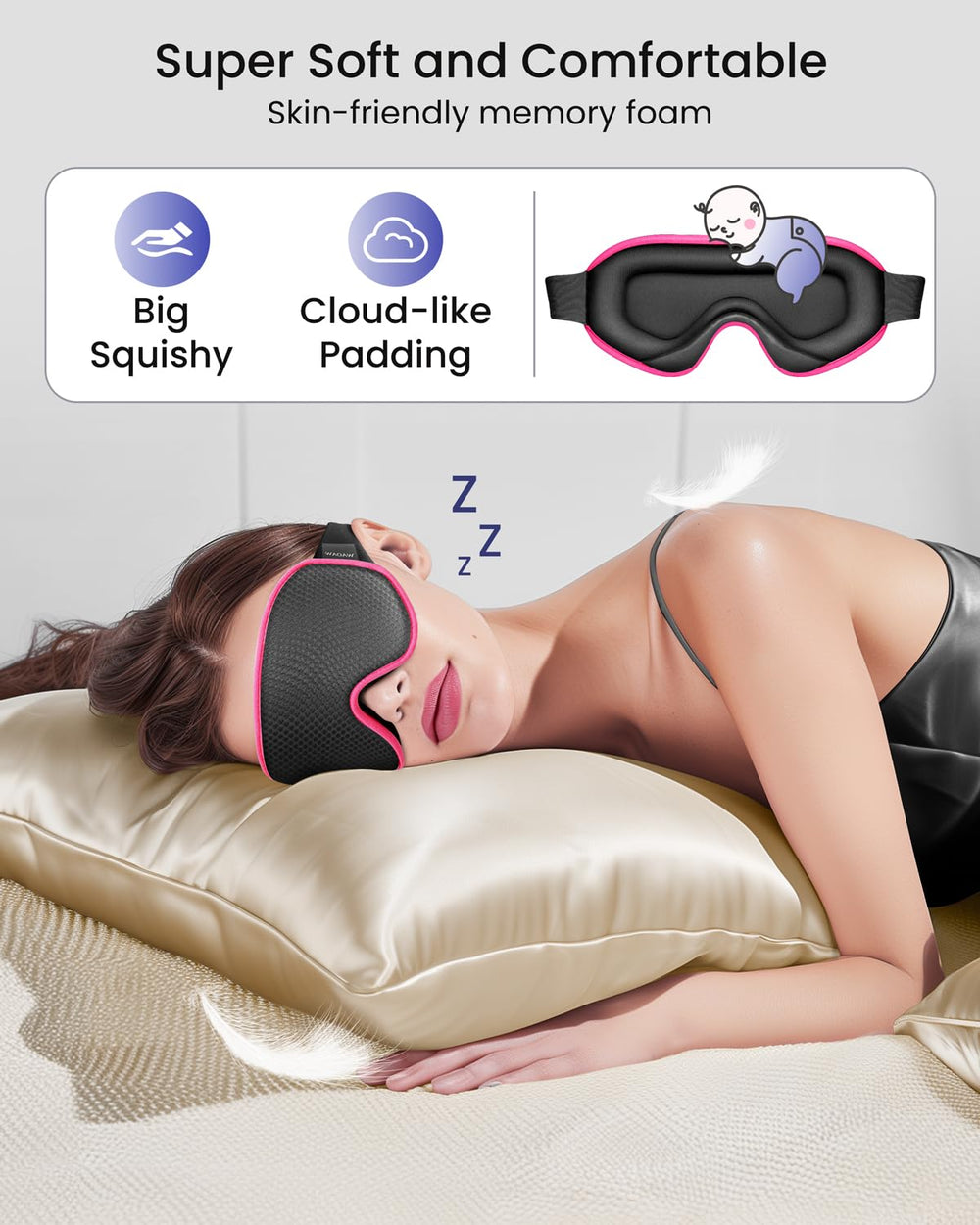 WAOAW Sleep Mask travel pouch helps keep gear organized on trips.