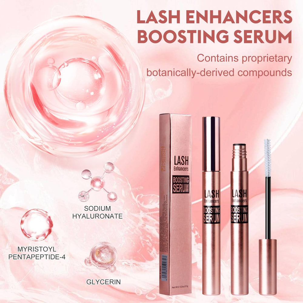 WAONIQ eyelash serum spiral brush detail shows 2-in-1 design for even coverage.