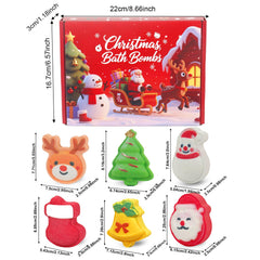 WARMLIFE bath bombs stocking shape evokes festive stocking stuffer bath time