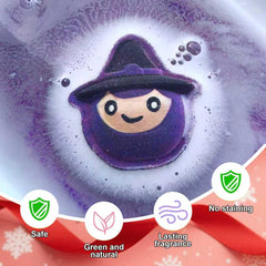 WARMLIFE Halloween bath bomb ghost shape delivers gentle fizz and playful spa moment