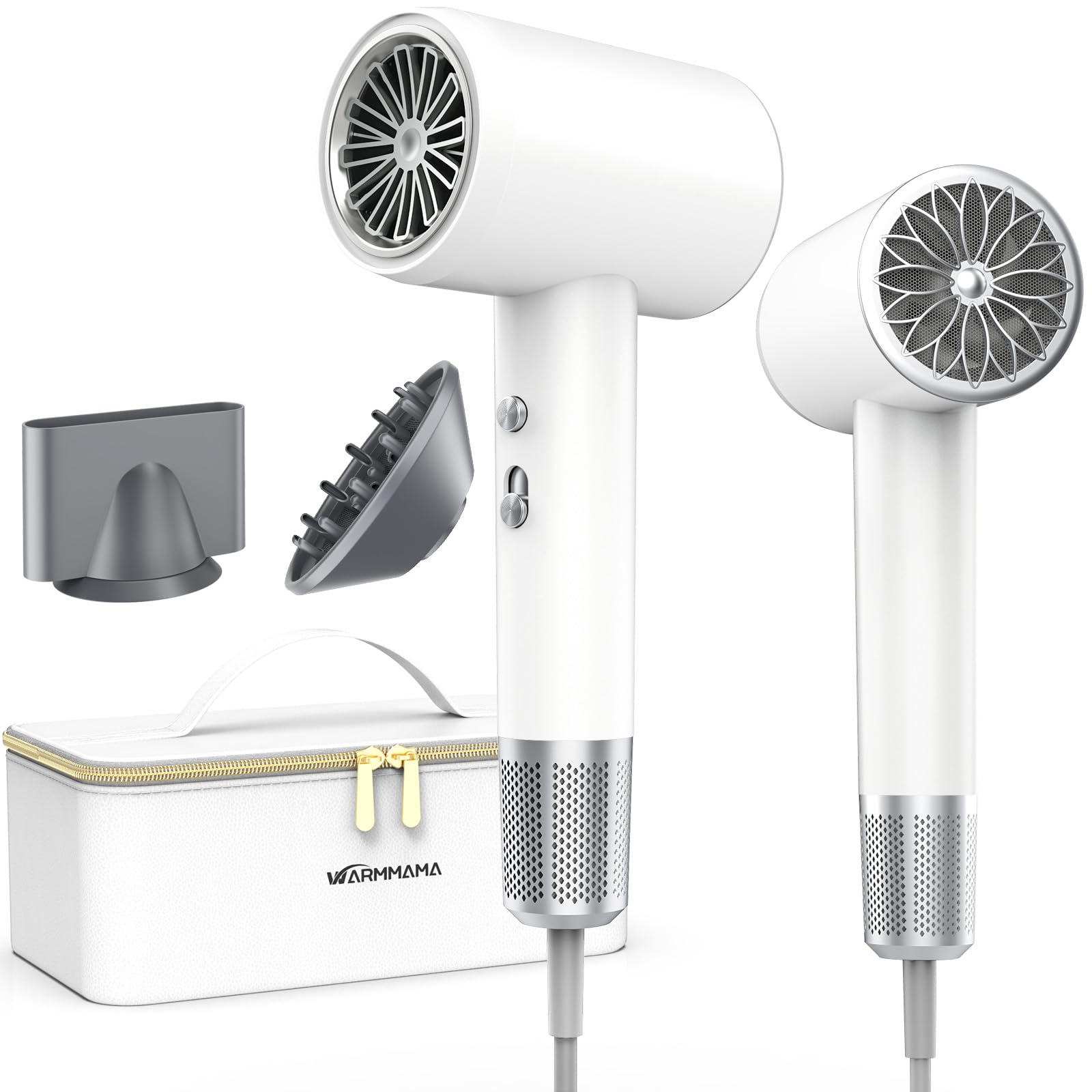 Warmmama 2025 hair blower dryer front view for quick home styling
