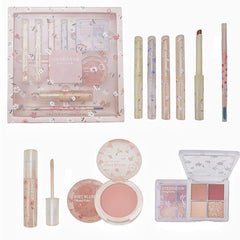 Wasaiggon 8-piece makeup kit box display for beginners and gifting