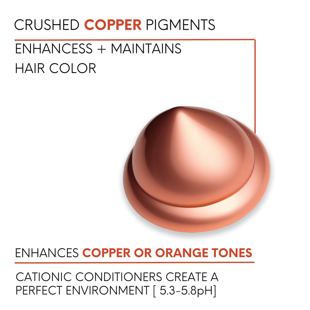 Watercolors by Tressa liquid copper for curly hair enhances curl and color