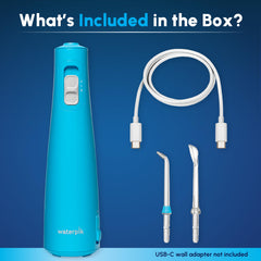 Waterpik tongue cleaner tip showing textured surface to help reduce tongue bacteria and freshen breath