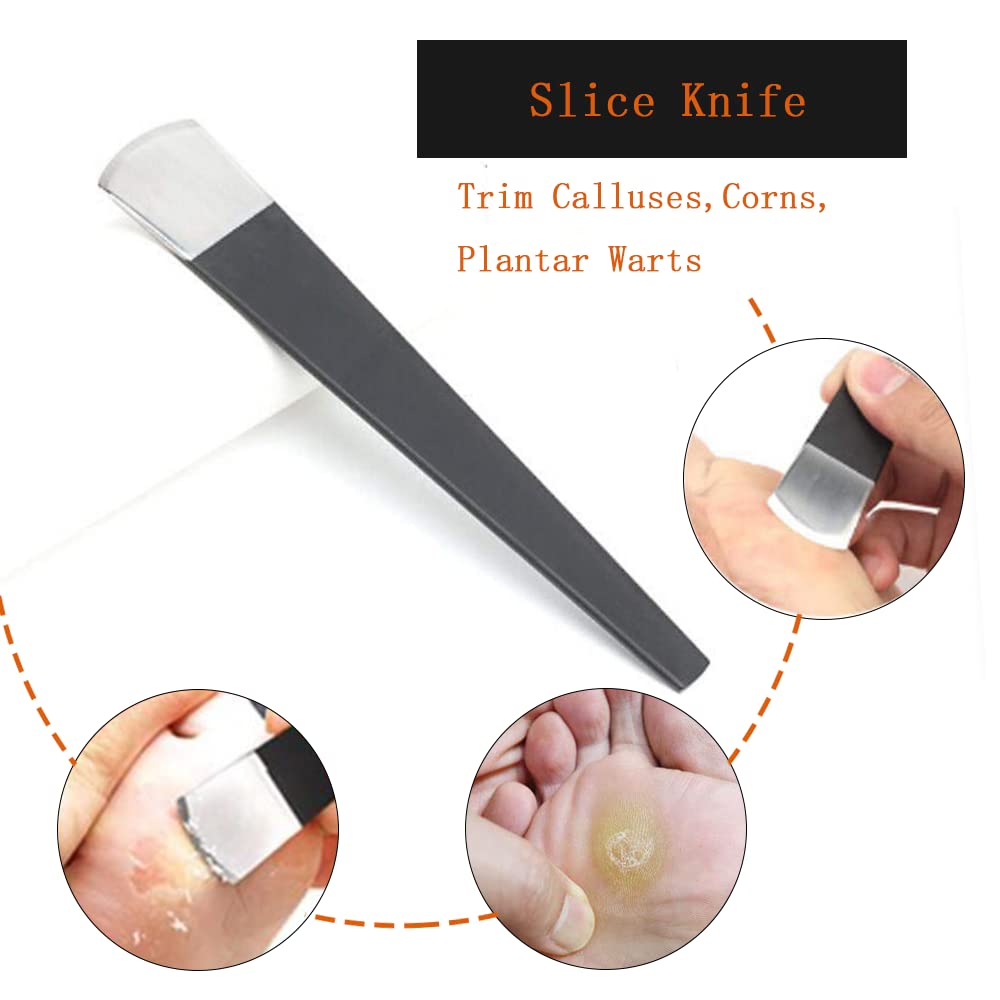 Watris Veiyi pedicure knife set spatula for dead skin scraping and smoothing
