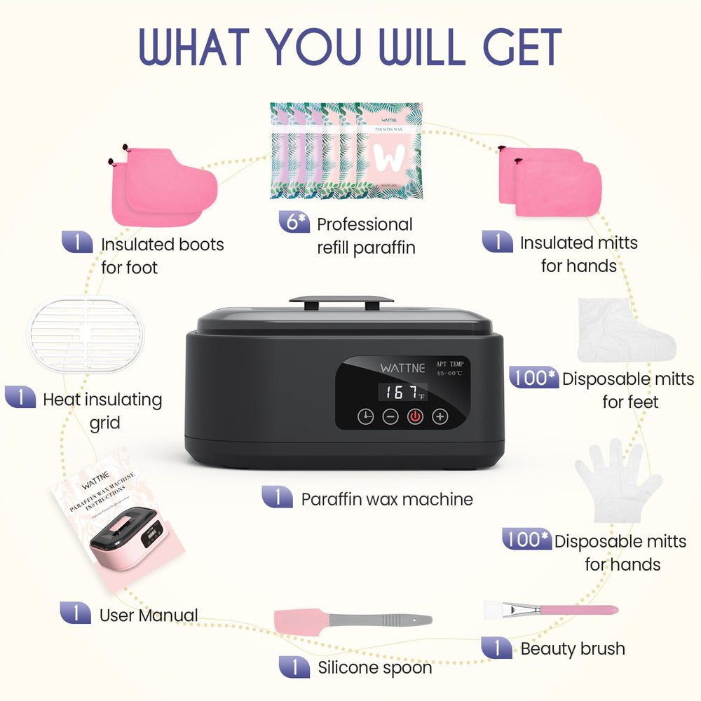 Wattne at-home spa setup for hands and feet with relaxing warmth