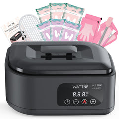 Wattne paraffin machine black main unit ready for at-home spa sessions