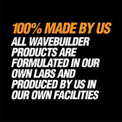 WaveBuilder Cocoa & Shea Pomade in hands massaging hair to boost wave formation