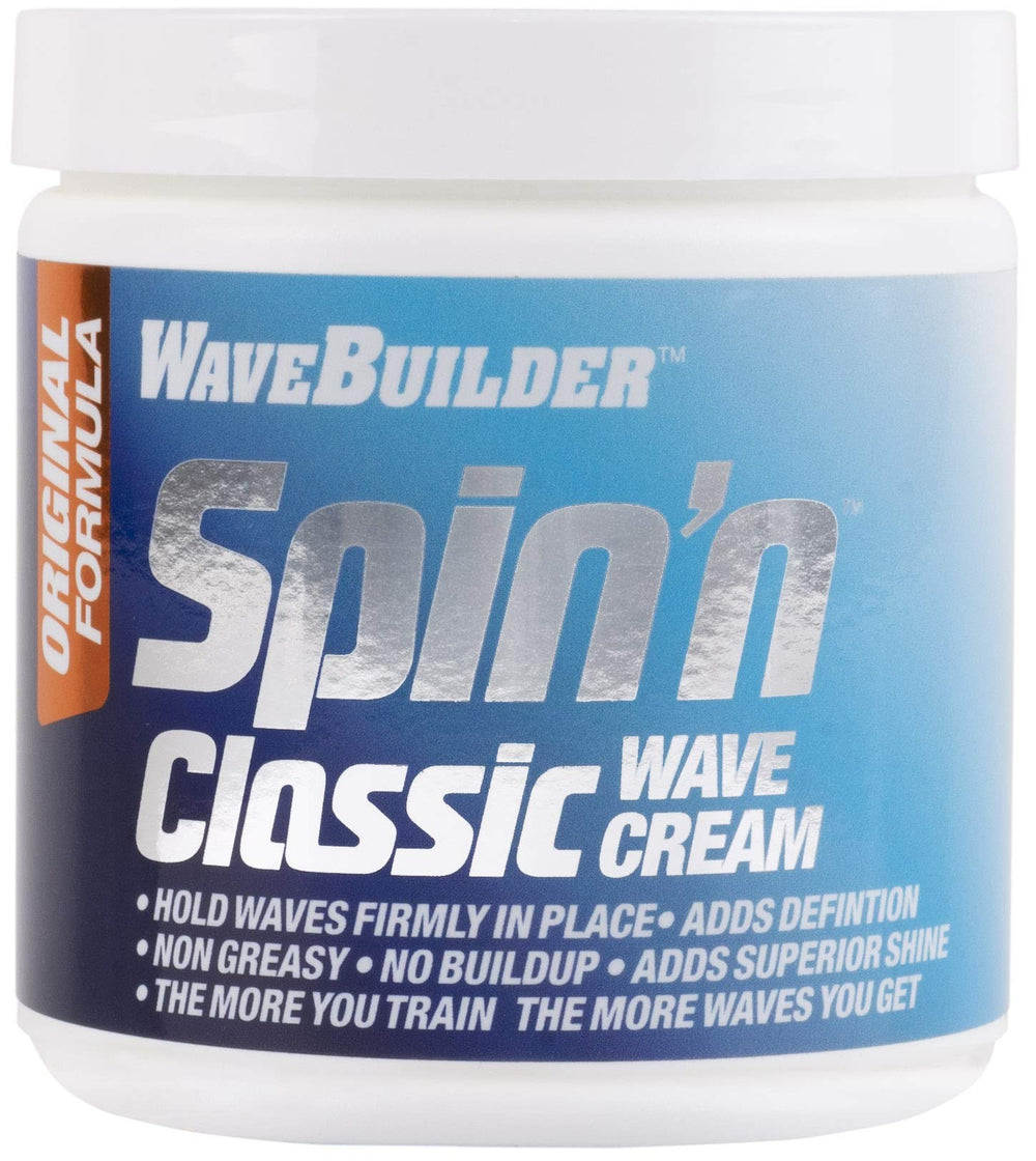 Wavebuilder Spin'n Classic bottle pour showing easy application and strong hold for waves.