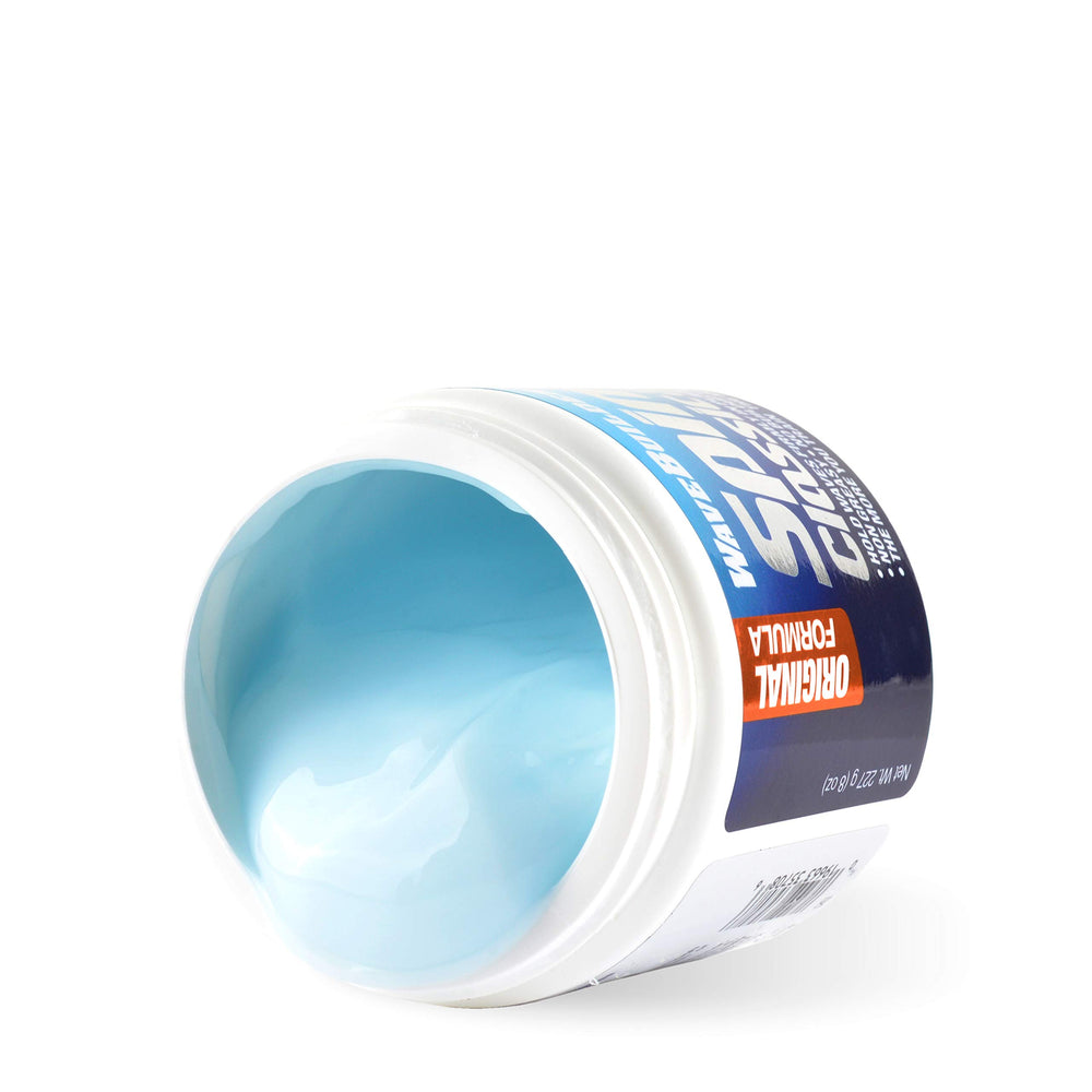 Wavebuilder Spin'n Classic ingredients label emphasizing nutrients for healthier-looking waves.