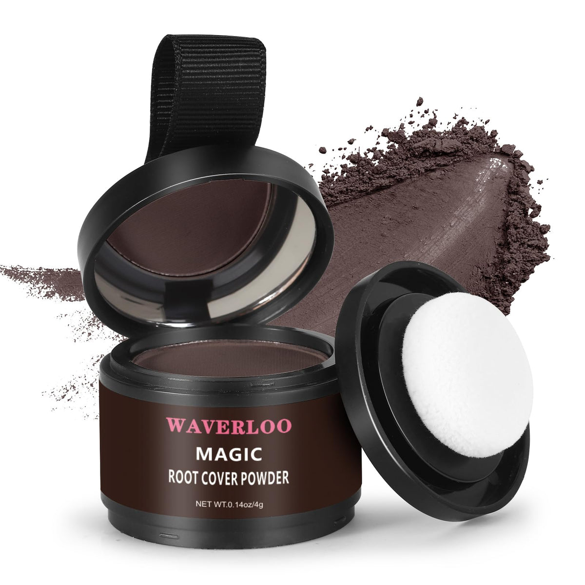 Waverloo Magic Root Cover Up stick application for precise root concealment on the go.