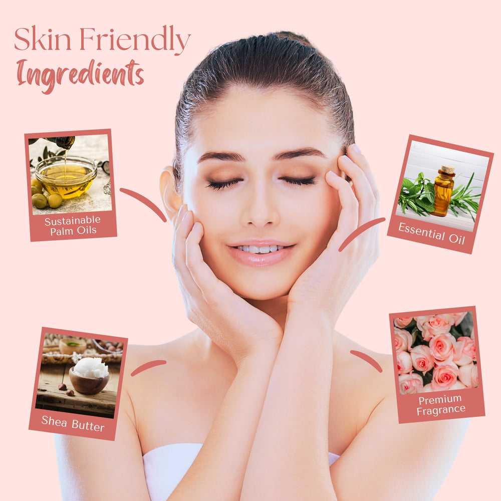 Wavertree & London English Rose soap bar gift-ready packaging invites luxurious self-care moments