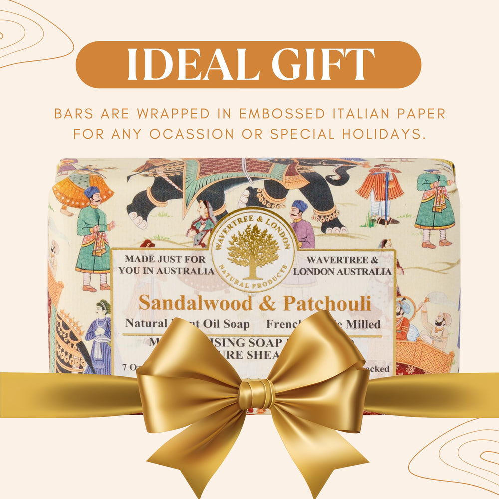 Wavertree & London gift-ready soap bar with elegant packaging and fragrance