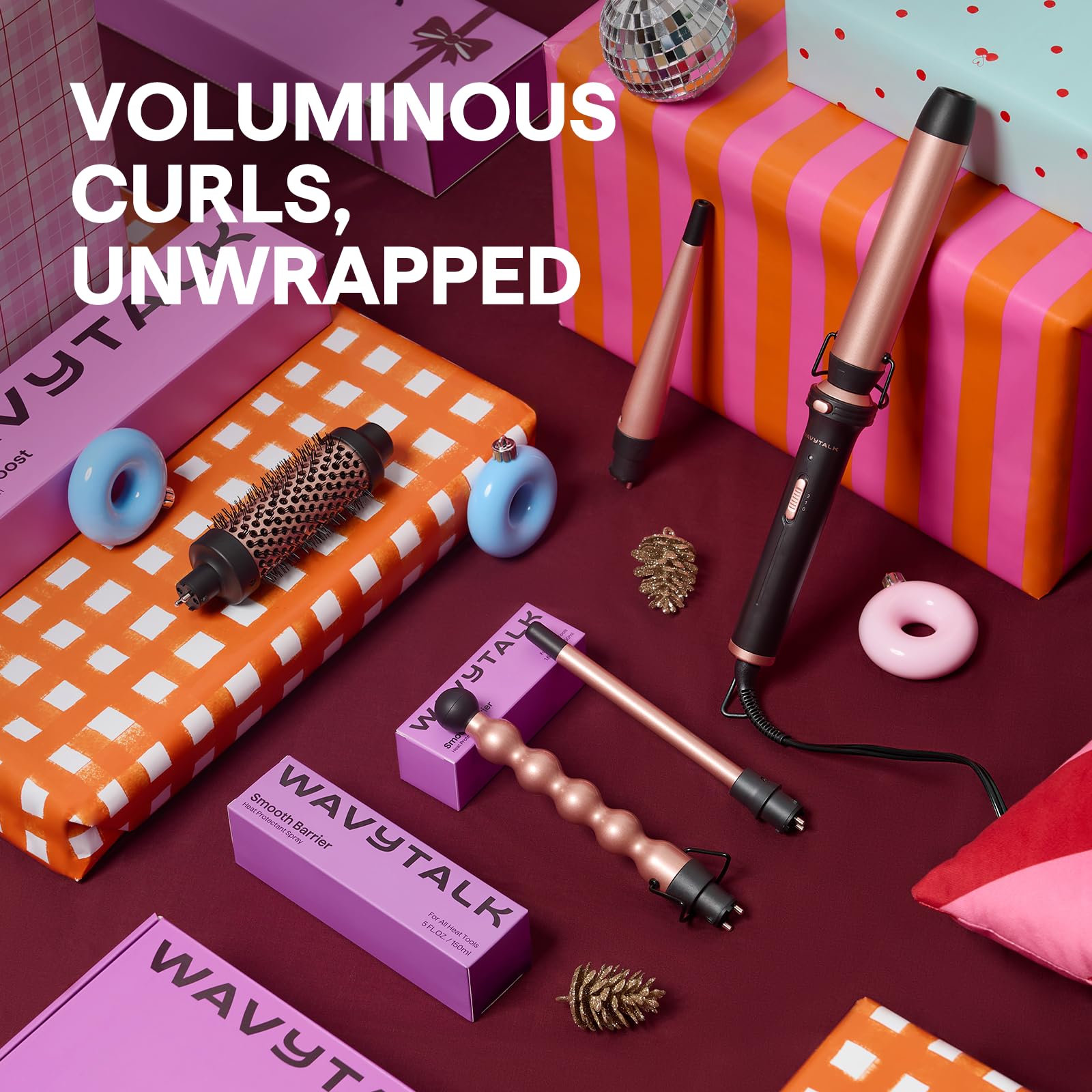 wavytalk 1.25 inch wand delivers fuller waves with gentle volume.