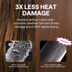 Wavytalk Air Sculpt concentrator nozzle for precise straightening and targeted airflow.