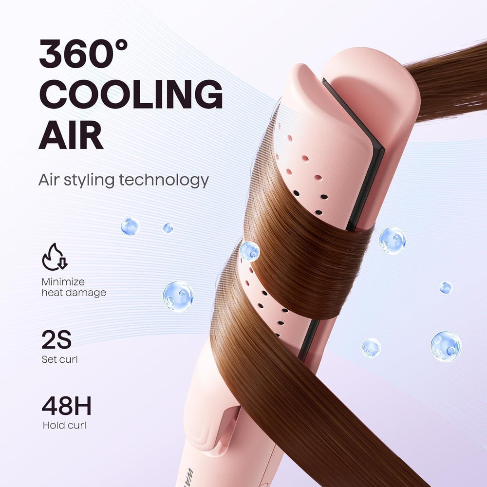 Wavytalk Airflow Styler creates beachy waves and soft curls for versatile looks.
