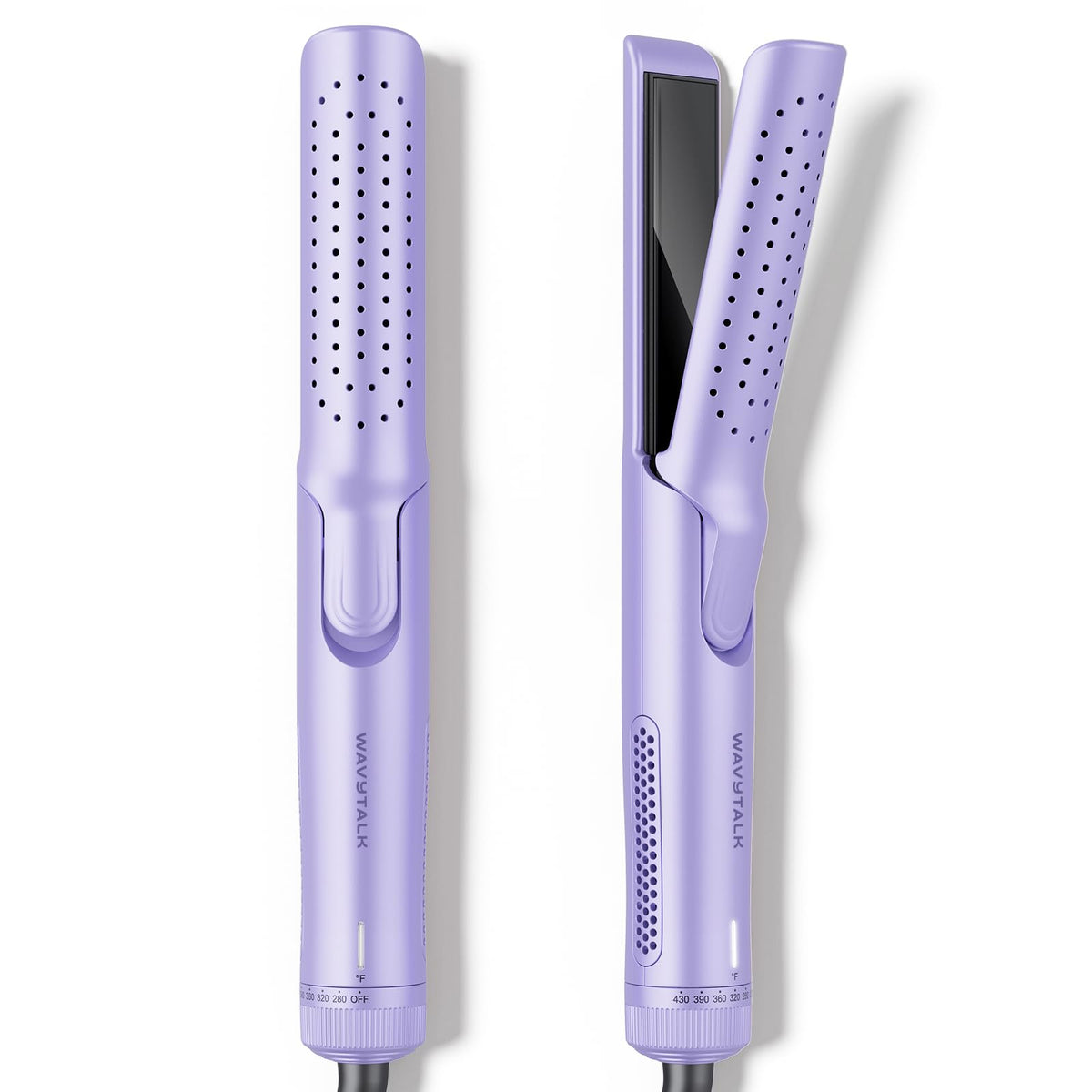 Wavytalk Airflow Styler 360 air outlets deliver cool styling for longer-lasting curls.