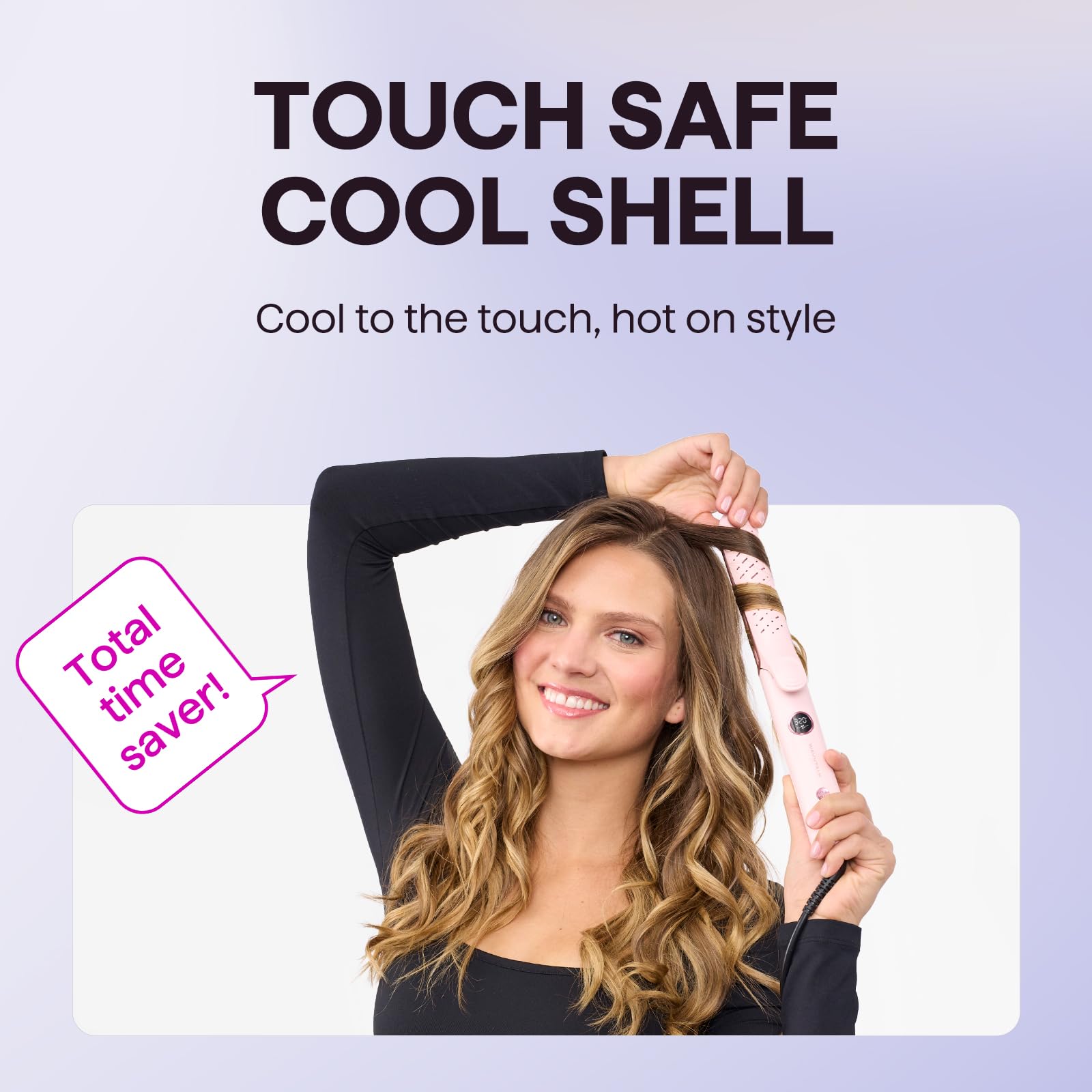 Wavytalk Airflow Styler includes three air modes for tailored styling.