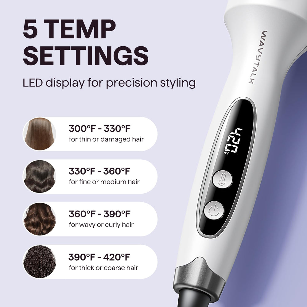 Wavytalk Blowout Boost dual-voltage design enables worldwide use and travel-friendly styling.