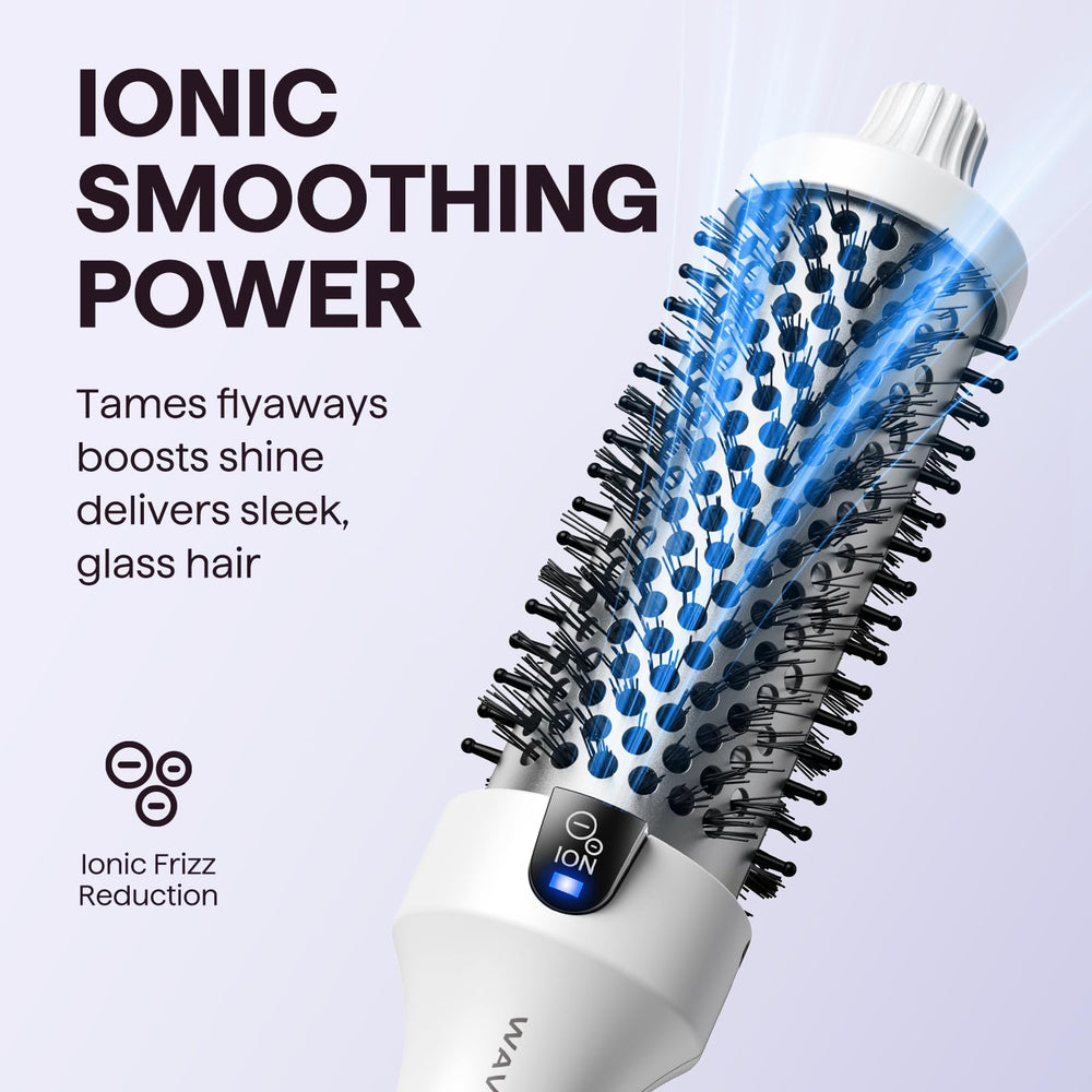 Wavytalk Blowout Boost LED display demonstrates precise temperature control for tailored styling.