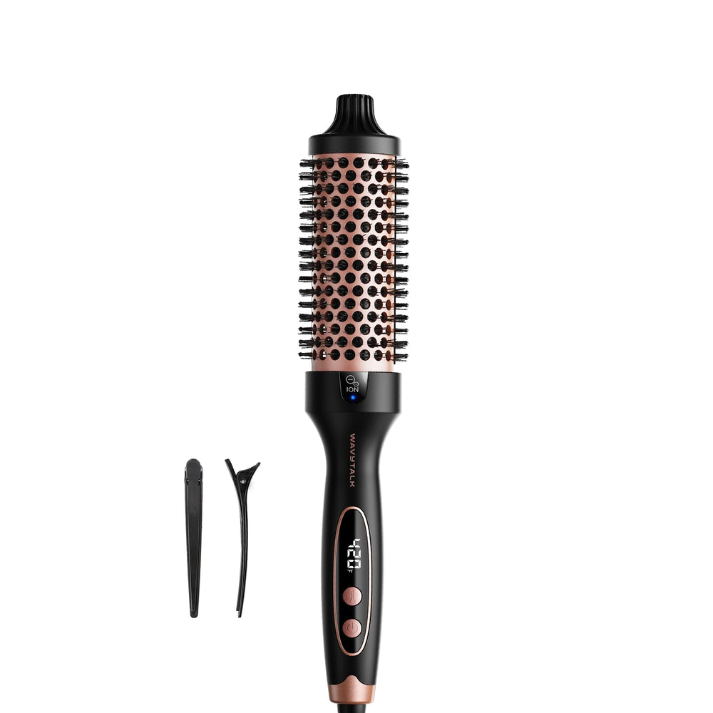 Wavytalk Blowout Boost thermal brush handle for comfortable, controlled styling