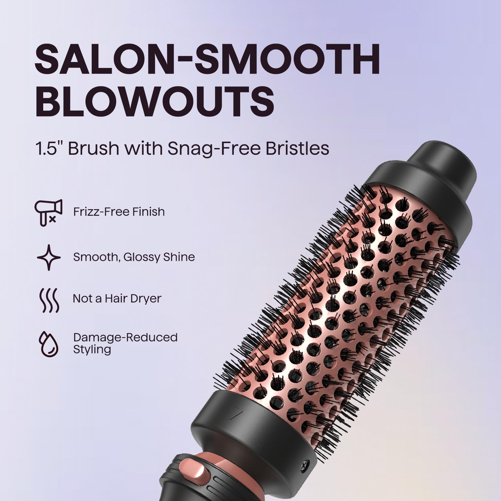 Wavytalk 1 inch curling wand for classic curls with even heat.