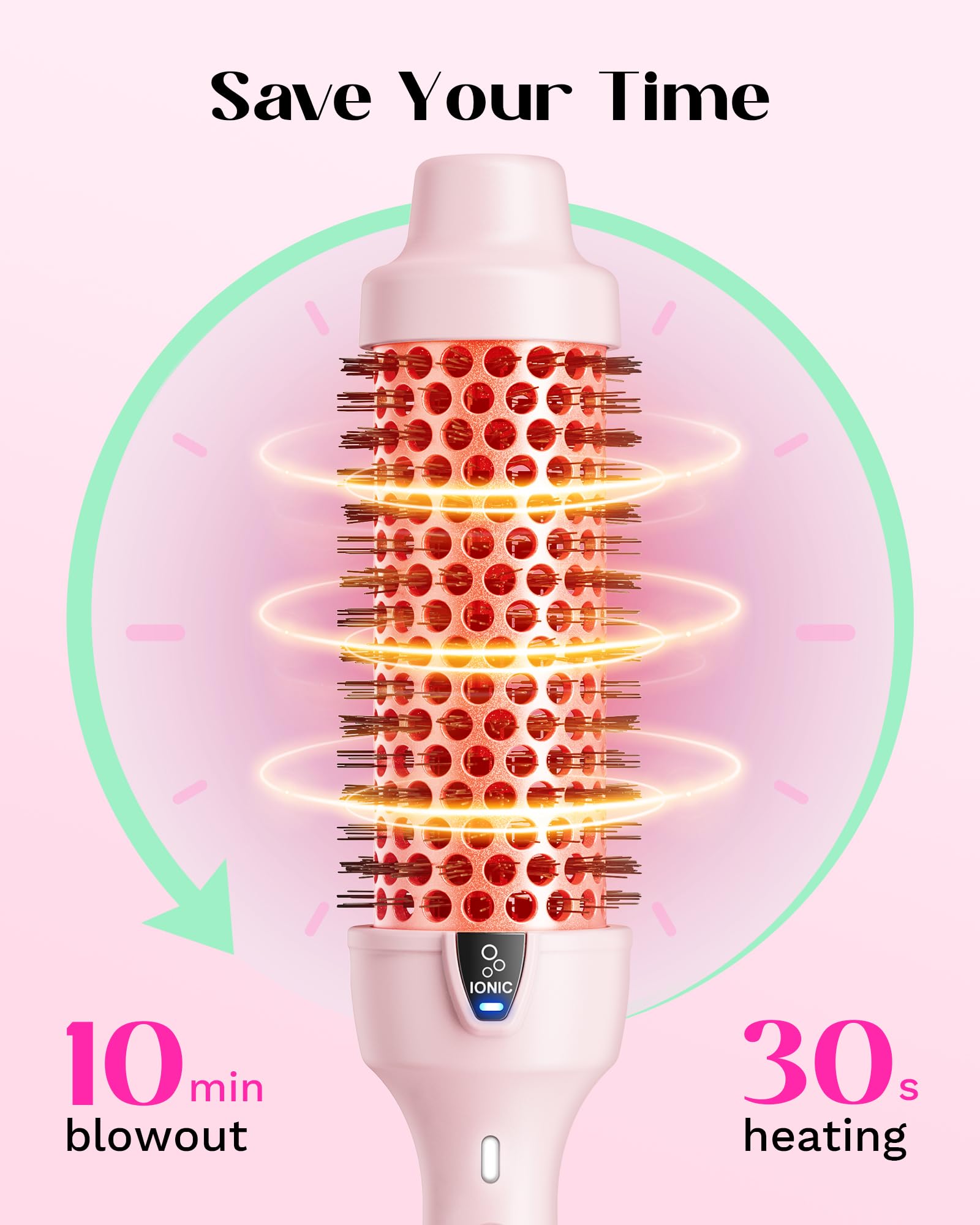 Wavytalk Easy-use styling tool simplifies curling and smoothing for beginners.